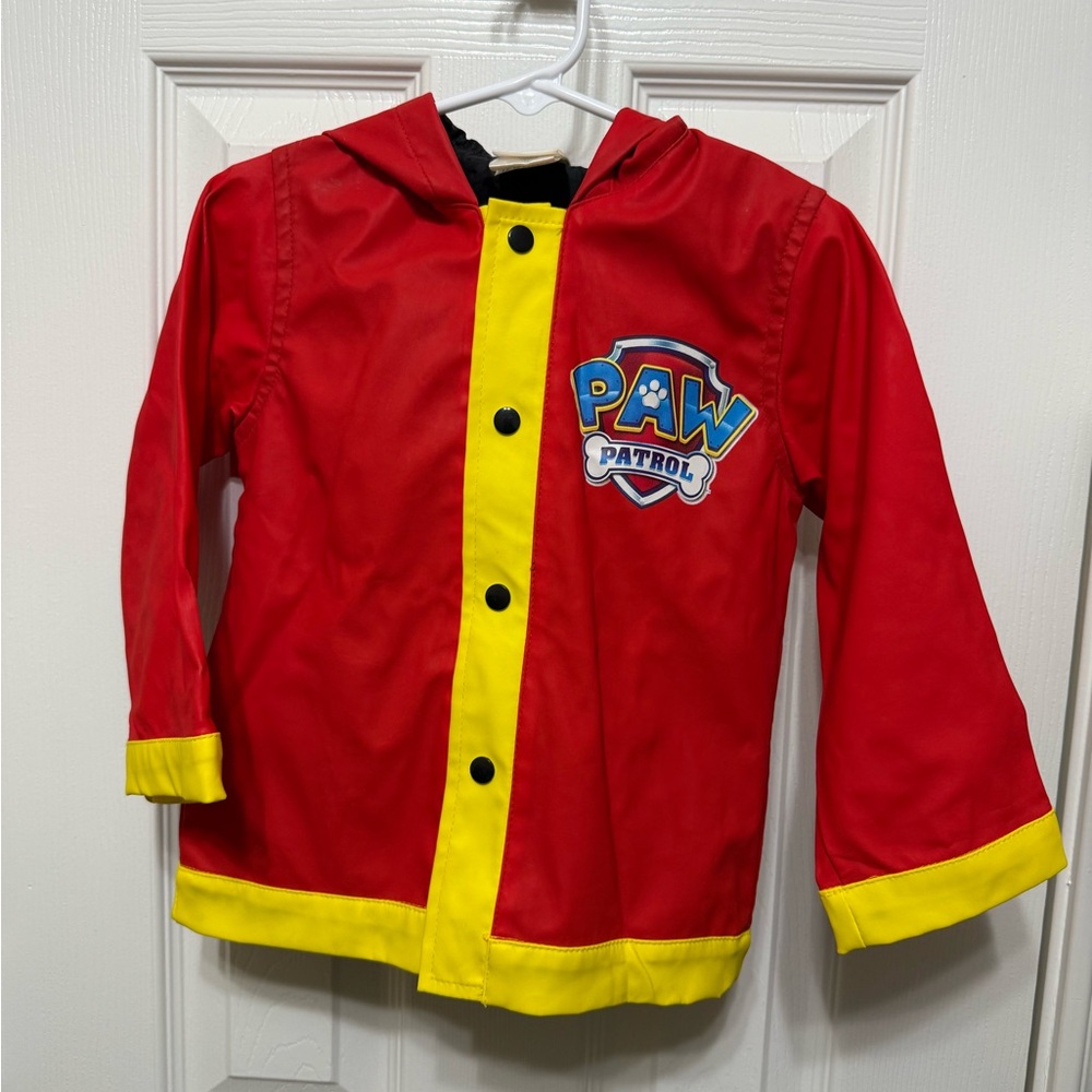 Paw Patrol Red and Yellow Rain Jacket